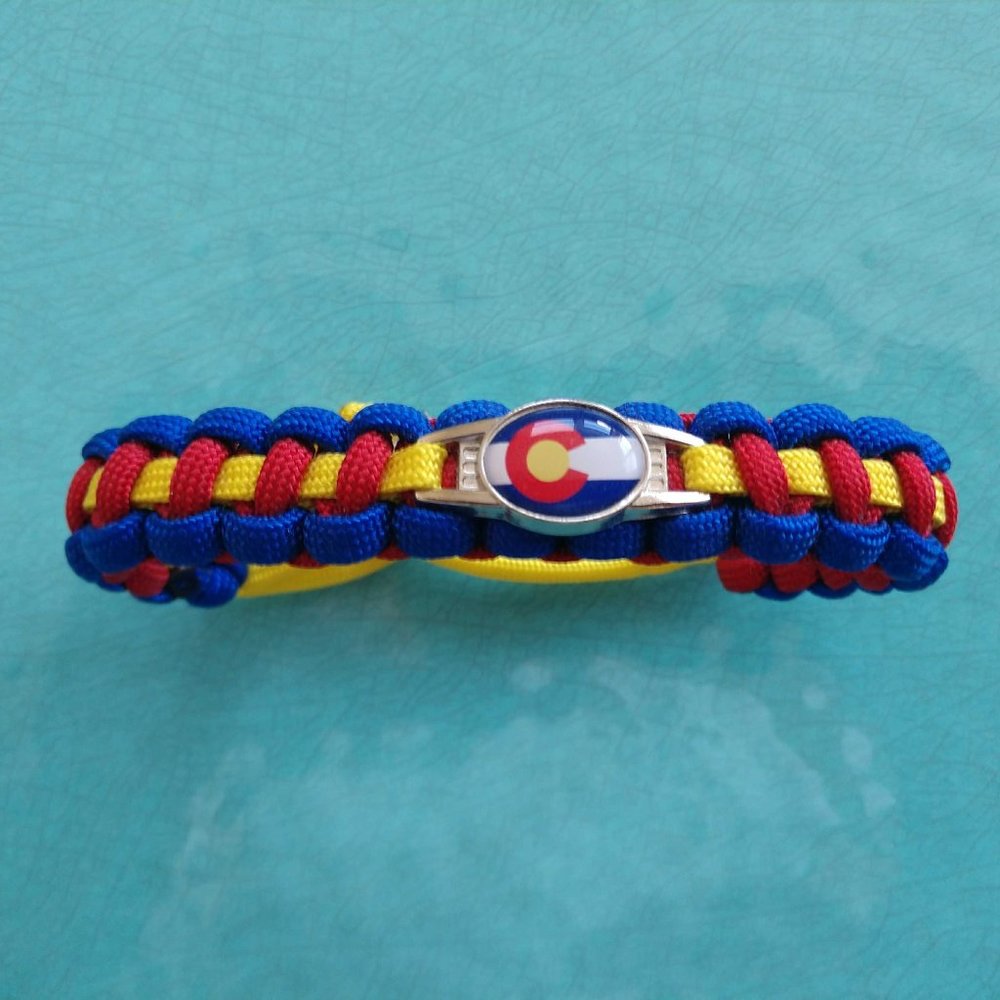 Colorado Woven Nylon Parachute Cord Bracelet